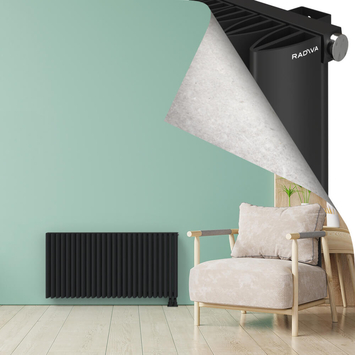SIMI Aluminium Radiator 600x1230 Dark Anthracite - Thumbnail