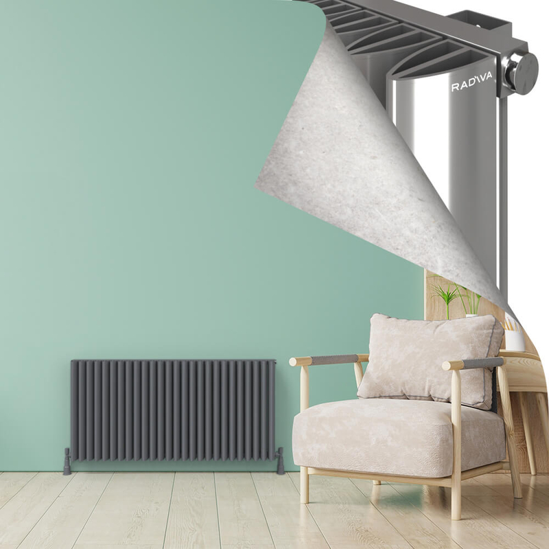 SIMI Alüminyum Radyatör 600x1230 Plazma Gri
