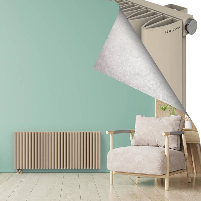 SIMI Aluminium Radiator 600x1420 Cappucino