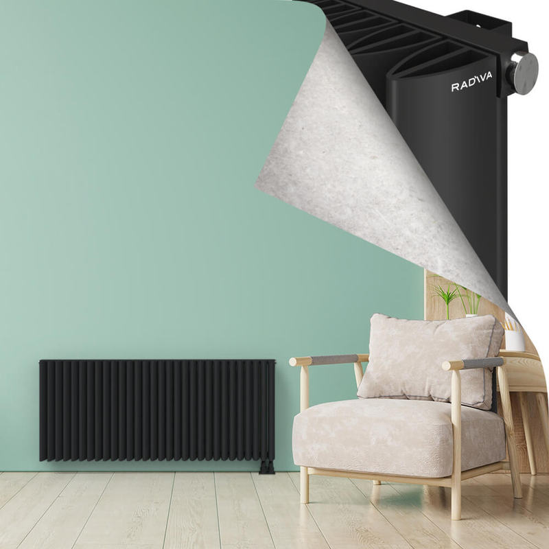 SIMI Aluminium Radiator 600x1420 Dark Anthracite