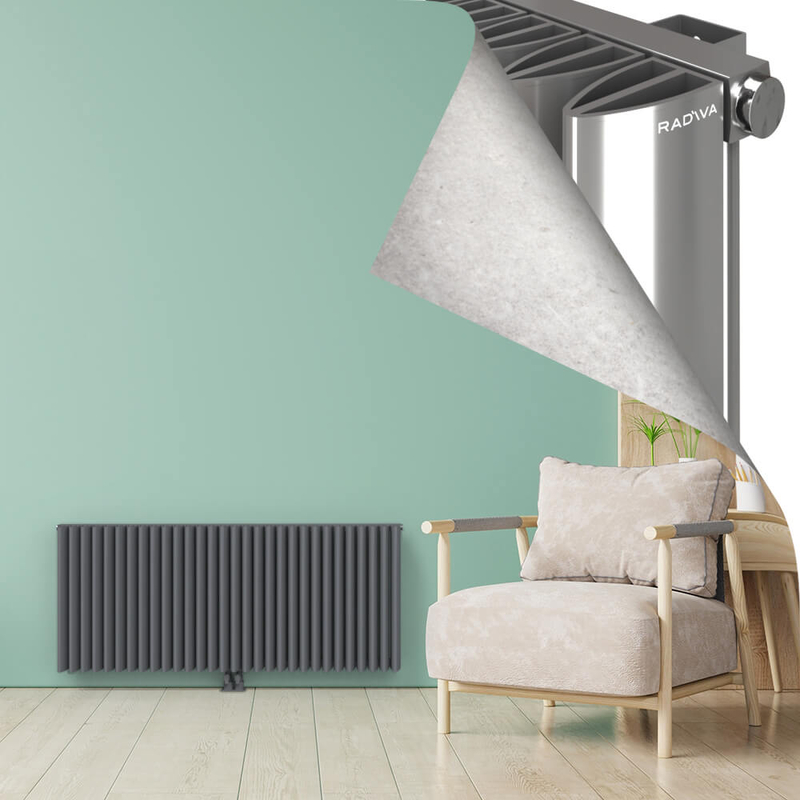 SIMI Radiateur en Aluminium 600x1420 Plasma Gris