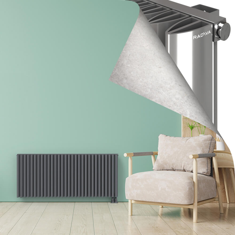 SIMI Radiateur en Aluminium 600x1420 Plasma Gris