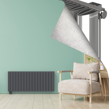SIMI Radiateur en Aluminium 600x1420 Plasma Gris - Thumbnail