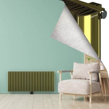 SIMI Aluminium Radiator 600x1420 Plasma Brass - Thumbnail