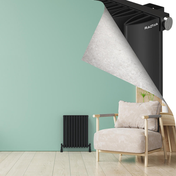 SIMI Radiateur en Aluminium 600x470 Anthracite Foncé - Thumbnail