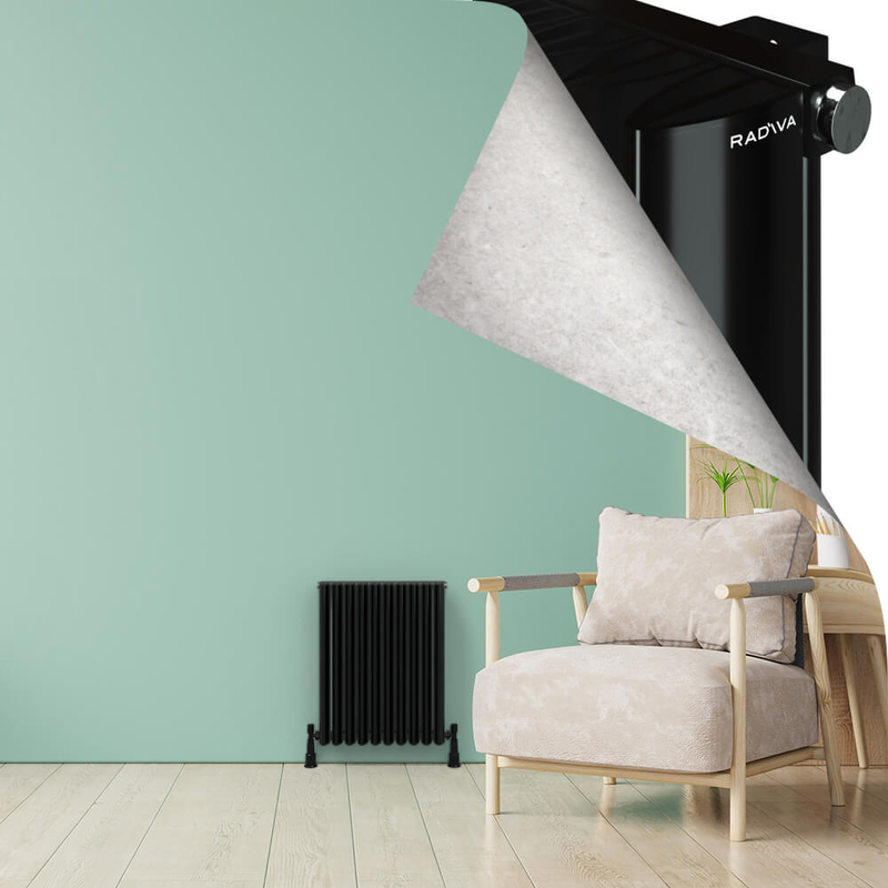 SIMI Radiateur en Aluminium 600x470 Plasma Noir