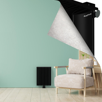 SIMI Radiateur en Aluminium 600x470 Noir - Thumbnail