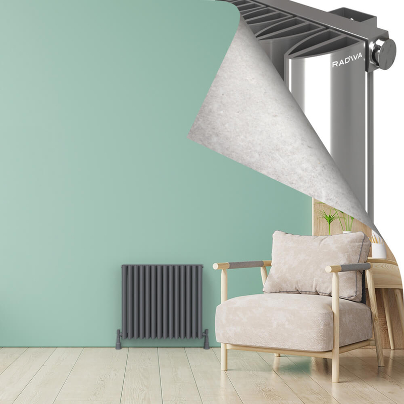 SIMI Radiateur en Aluminium 600x660 Plasma Gris
