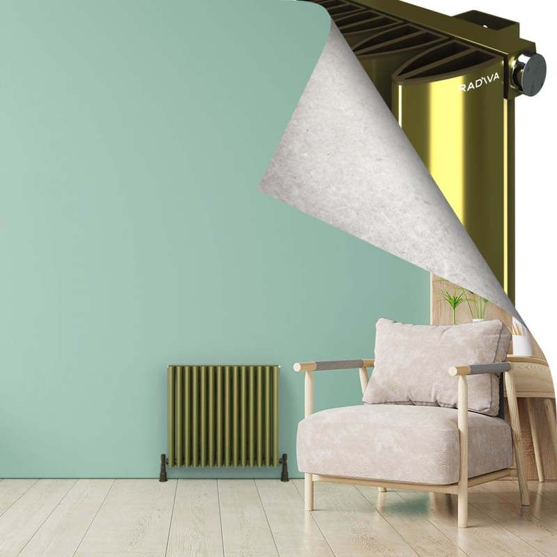 SIMI Aluminium Radiator 600x660 Plasma Brass