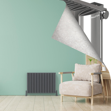 SIMI Radiateur en Aluminium 600x850 Plasma Gris - Thumbnail