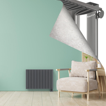 SIMI Radiateur en Aluminium 600x850 Plasma Gris - Thumbnail