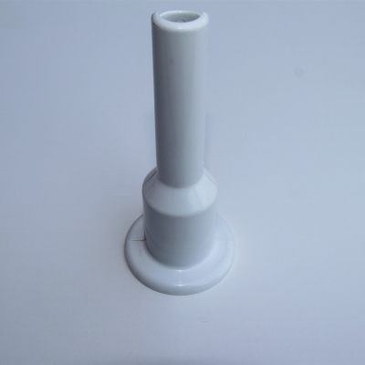 Single Radiator Tube Hiding Sleeve Plug-In Plastic Blanc 160mm