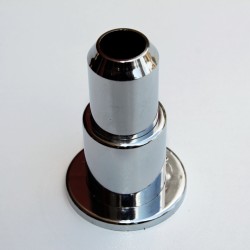 Radiva - Single Radiator Tube Hiding Sleeve Stringed Plastic Chrome