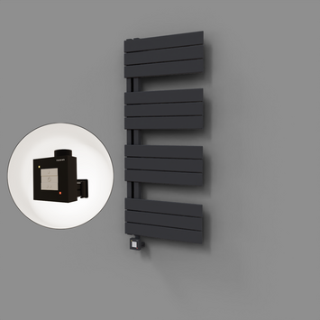 - Sirius Dekoratif Elektrikli Havlupan 500x1150 Koyu Antrasit (KTX1 Termostat) 600W  - Sirius Dekoratif Elektrikli Havlupan 500x1150 Koyu Antrasit (KTX1 Termostat) 600W