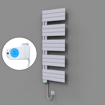 Radiva - Sirius Dekoratif Elektrikli Havlupan 500x1400 Beyaz (Musa Termostat) 600W