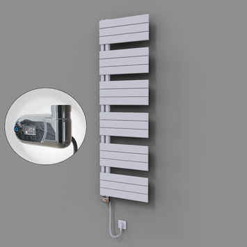 Radiva - Sirius Dekoratif Elektrikli Havlupan 500x1640 Beyaz (Thesis Termostat) 900W