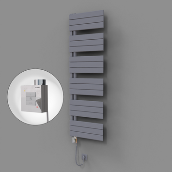 - Sirius Dekoratif Elektrikli Havlupan 500x1640 Gri (KTX1 Termostat) 1000W Spiral Kablolu  - Sirius Dekoratif Elektrikli Havlupan 500x1640 Gri (KTX1 Termostat) 1000W Spiral Kablolu