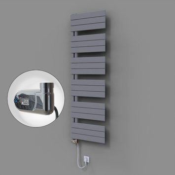 Radiva - Sirius Dekoratif Elektrikli Havlupan 500x1640 Gri (Thesis Termostat) 900W
