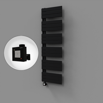 - Sirius Dekoratif Elektrikli Havlupan 500x1640 Siyah (KTX1 Termostat) 1000W  - Sirius Dekoratif Elektrikli Havlupan 500x1640 Siyah (KTX1 Termostat) 1000W