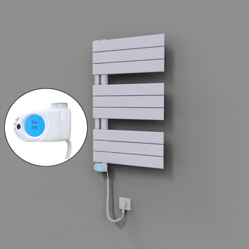 Radiva - Sirius Dekoratif Elektrikli Havlupan 500x800 Beyaz (Musa Termostat) 300W