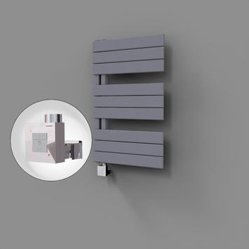 - Sirius Dekoratif Elektrikli Havlupan 500x800 Gri (KTX1 Termostat) 300W  - Sirius Dekoratif Elektrikli Havlupan 500x800 Gri (KTX1 Termostat) 300W