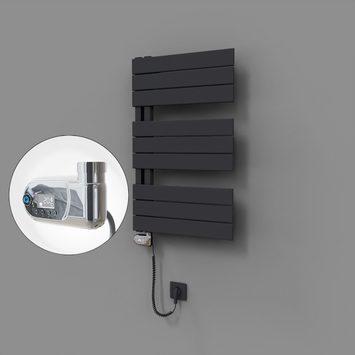 - Sirius Dekoratif Elektrikli Havlupan 500x800 Koyu Antrasit (Thesis Termostat) 300W  - Sirius Dekoratif Elektrikli Havlupan 500x800 Koyu Antrasit (Thesis Termostat) 300W