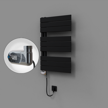 - Sirius Dekoratif Elektrikli Havlupan 500x800 Siyah (Thesis Termostat) 300W  - Sirius Dekoratif Elektrikli Havlupan 500x800 Siyah (Thesis Termostat) 300W