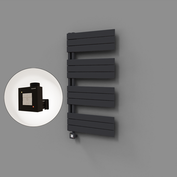 - Sirius Dekoratif Elektrikli Havlupan 600x1150 Koyu Antrasit (KTX1 Termostat) 600W  - Sirius Dekoratif Elektrikli Havlupan 600x1150 Koyu Antrasit (KTX1 Termostat) 600W