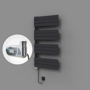 - Sirius Dekoratif Elektrikli Havlupan 600x1150 Koyu Antrasit (Thesis Termostat) 600W  - Sirius Dekoratif Elektrikli Havlupan 600x1150 Koyu Antrasit (Thesis Termostat) 600W