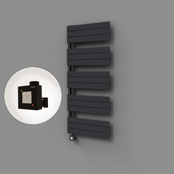 - Sirius Dekoratif Elektrikli Havlupan 600x1400 Koyu Antrasit (KTX1 Termostat) 1000W  - Sirius Dekoratif Elektrikli Havlupan 600x1400 Koyu Antrasit (KTX1 Termostat) 1000W