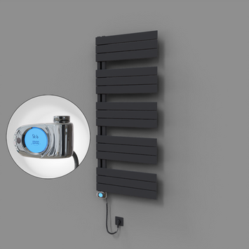 - Sirius Dekoratif Elektrikli Havlupan 600x1400 Koyu Antrasit (Musa Termostat) 900W  - Sirius Dekoratif Elektrikli Havlupan 600x1400 Koyu Antrasit (Musa Termostat) 900W