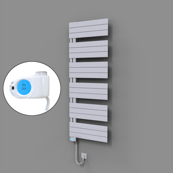 Radiva - Sirius Dekoratif Elektrikli Havlupan 600x1640 Beyaz (Musa Termostat) 900W