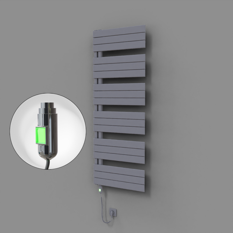 Sirius Dekoratif Elektrikli Havlupan 600x1640 Gri (On/Off Düğmeli) 900W