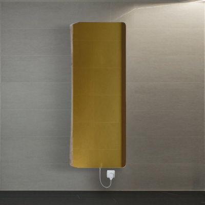 Solomon Electric Towel Warmer 290x1190 Gold 300 Watt