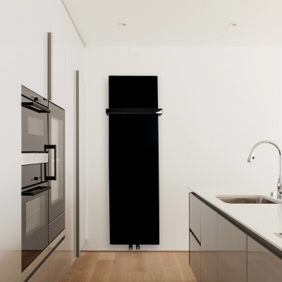 SOLOMON Thin Plate Radiator 290x1190 Black