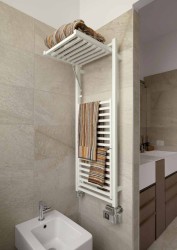 Stendy Elegance Exclusive Design Towel Warmer 580x905 White - Thumbnail