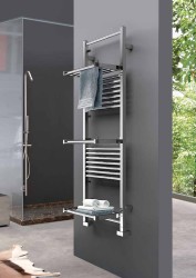 - Stendy Short Exclusive Design Towel Warmer 580x1372 Chrome  - Stendy Short Exclusive Design Towel Warmer 580x1372 Chrome