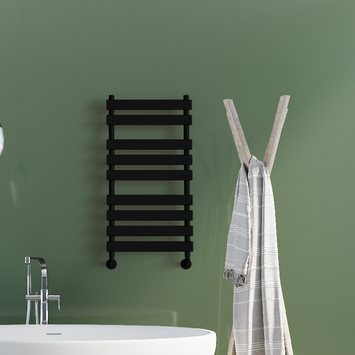 Radiva - Tahiti Decorative Towel Warmer 500x1300 Matt Black Radiva - Tahiti Decorative Towel Warmer 500x1300 Matt Black