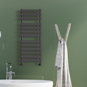 Radiva - Tahiti Decorative Towel Warmer 500x950 Anthracite