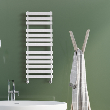 Radiva - Tahiti Decorative Towel Warmer 500x950 White Radiva - Tahiti Decorative Towel Warmer 500x950 White