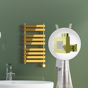 Radiva - Tahiti Electric Towel Warmer 500x1300 Gold Ktx1 300 W