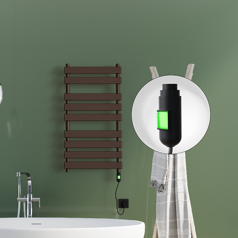 TAHITI Elektrikli Havlupan 500x1300 Bakır Eskitme Parlak (On/Off Düğmeli) 600W