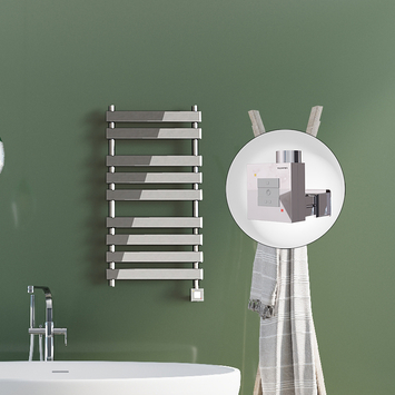  - Tahiti Electric Towel Warmer 500x1300 Chrome Ktx1 300 W