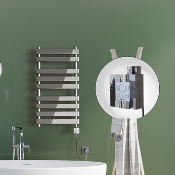  - Tahiti Electric Towel Warmer 500x1300 Chrome Ktx4 300 W (Spiral Cable)