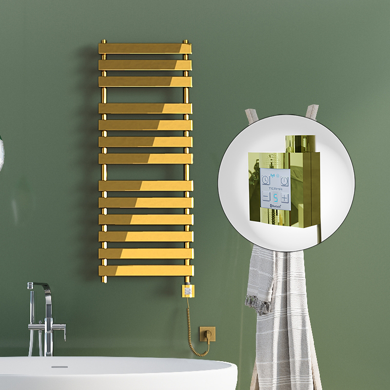 Tahiti Electric Towel Warmer 500x950 Gold Ktx4 200 W (Spiral Cable)