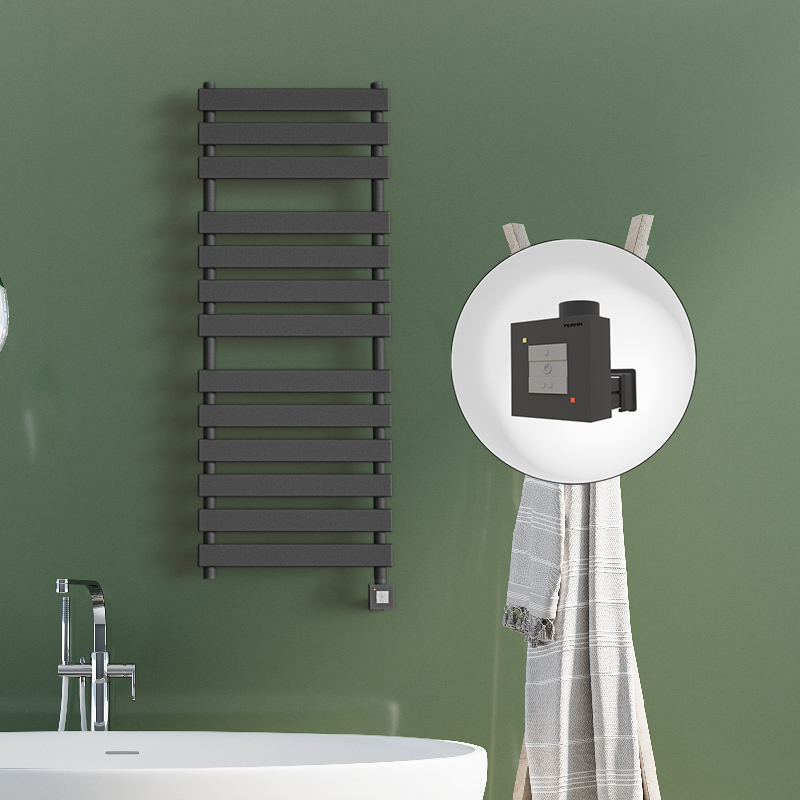 Tahiti Sèche Serviettes Electrique 500x950 Anthracite Ktx1 600 Watt