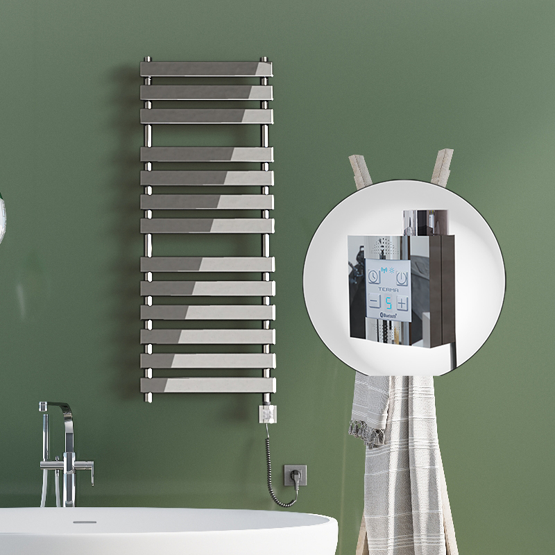 Tahiti Electric Towel Warmer 500x950 Chrome Ktx4 200 W (Spiral Cable)