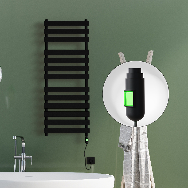 Tahiti Elektrikli Havlupan 500x950 Siyah (On/Off Düğmeli) 600W
