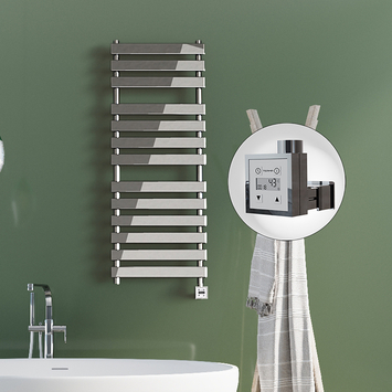 Radiva - Tahiti Sèche Serviettes Electrique 500x950 Chrome Ktx3 300 Watt