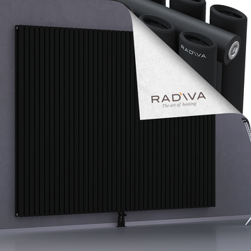 Tano Aluminium Radiator 1800x2486 Black - Thumbnail